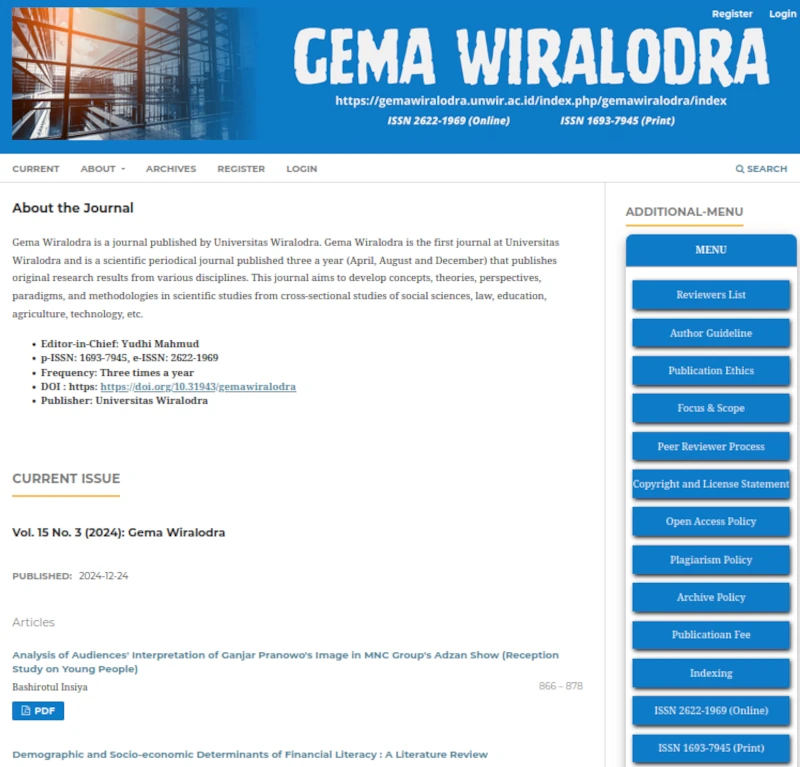 FlipBox OJS Gema Wiralodra