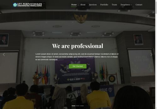 Website UPT Perpustakaan